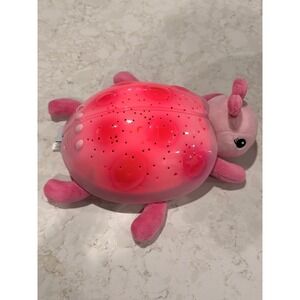 Cloud b Twilight Ladybug Pink Star Projector Night Light Plush Constellation Toy
